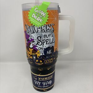 Buc-ees Halloween Glow in the Dark Tumbler 40oz Put A Spell On Me Yukon 2025 NEW
